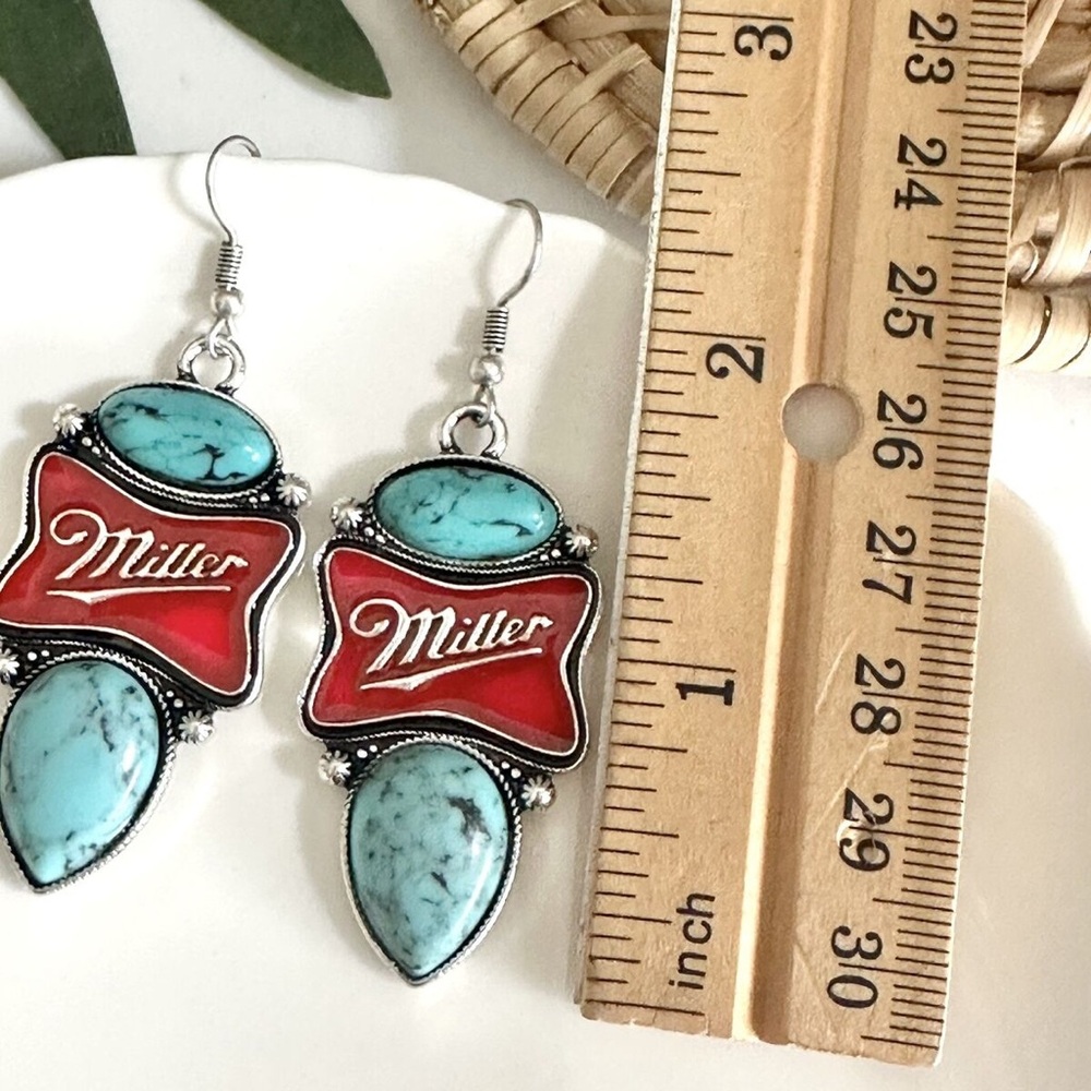 Western Miller Turquoise Earrings